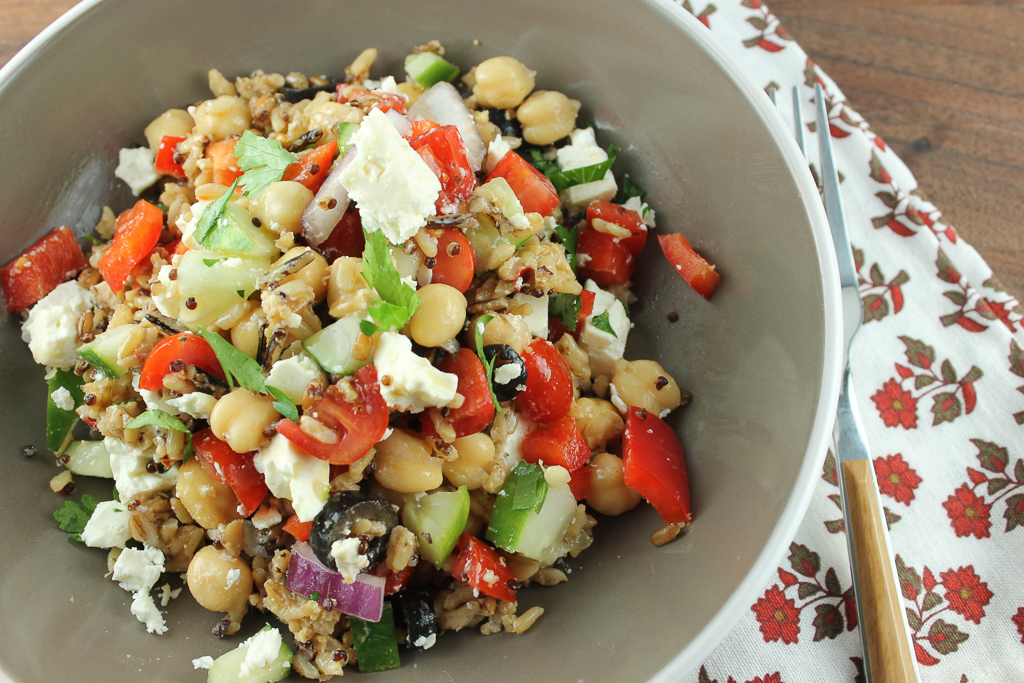 Mediterranean Grain Salad | Ava Jane's Kitchen