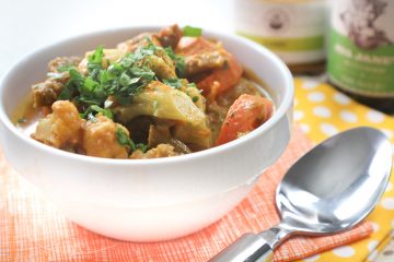 Spring Veggie Curry Chicken Stew