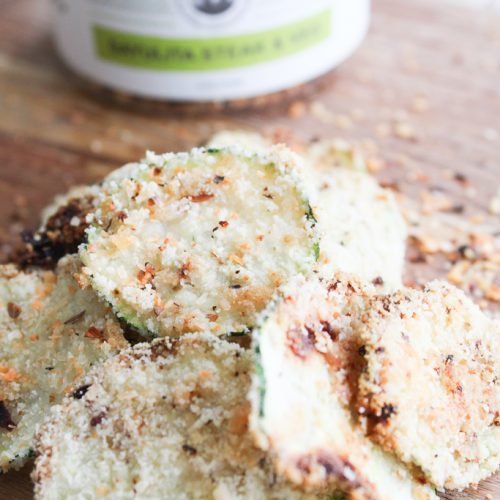 Parmesan Squash Chips | Ava Jane's Kitchen